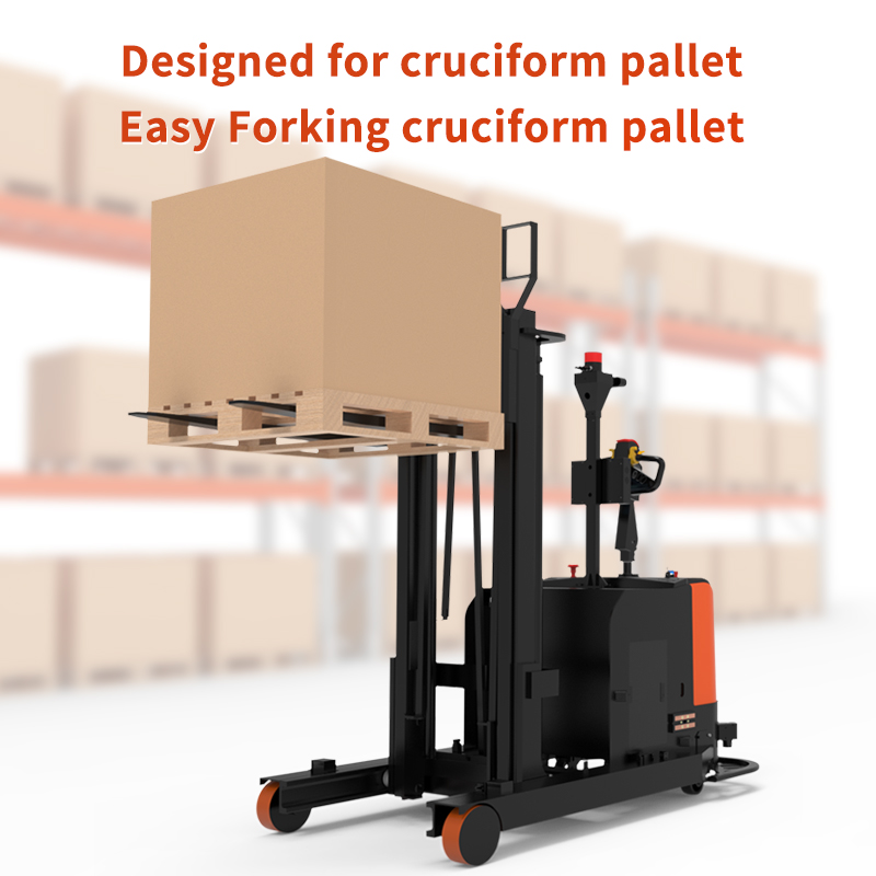 HAMMER Forward Moving Autonomous Forklift Trucks Designed For Cruciform Pallet