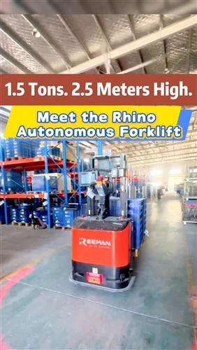 Reeman Rhino Autonomous Stackerman Brings Smarter High-Level Pallet Handling ...